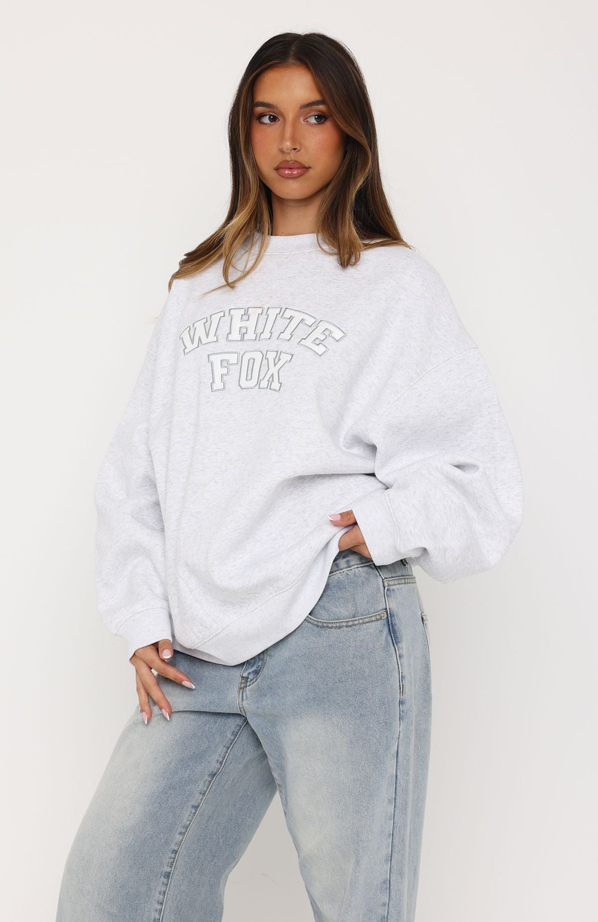 Trending Major Upgrade Oversized Drop Shoulder Sweater Grey Marle
