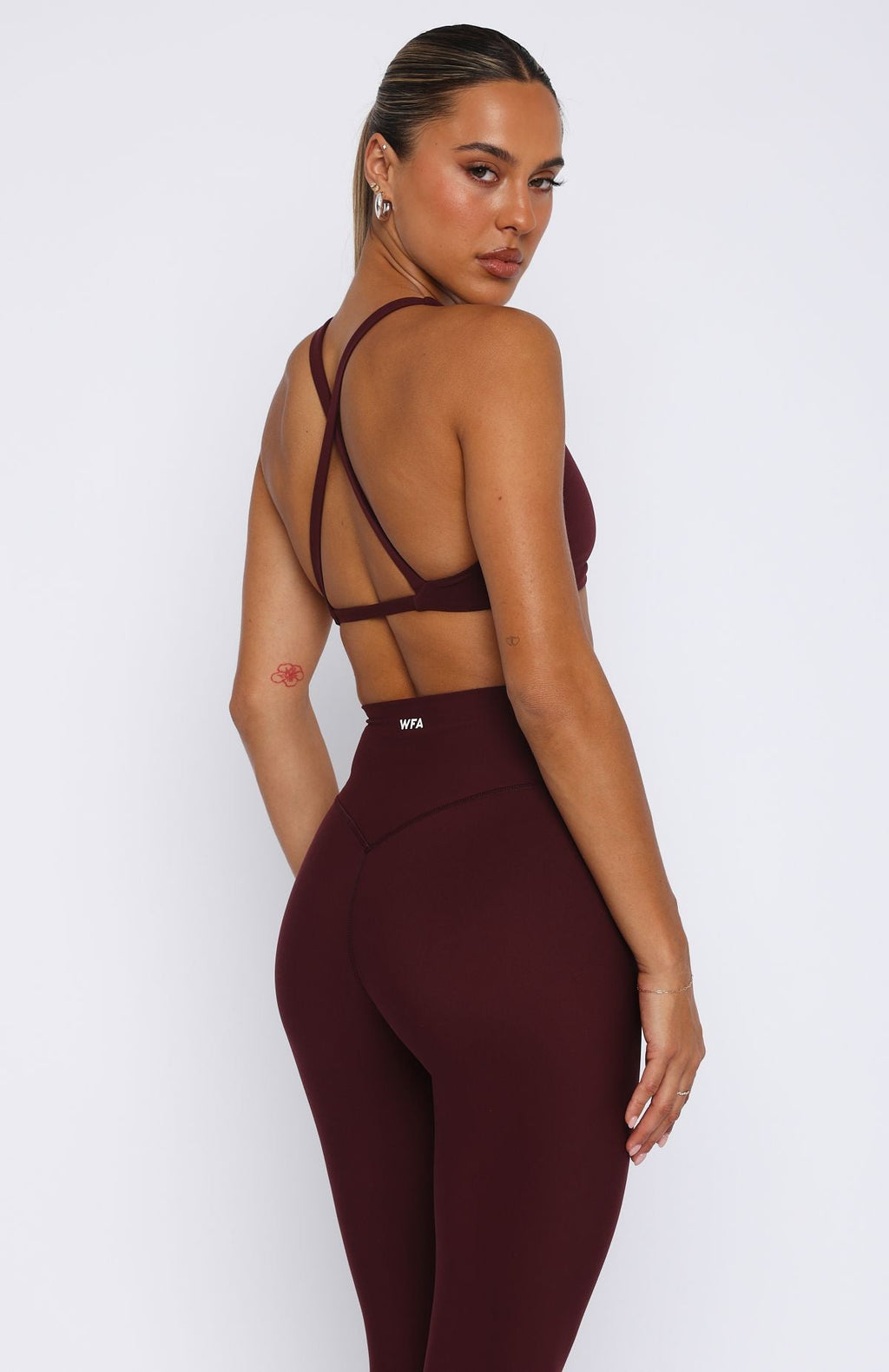 Trending High Definition Sports Bra Merlot