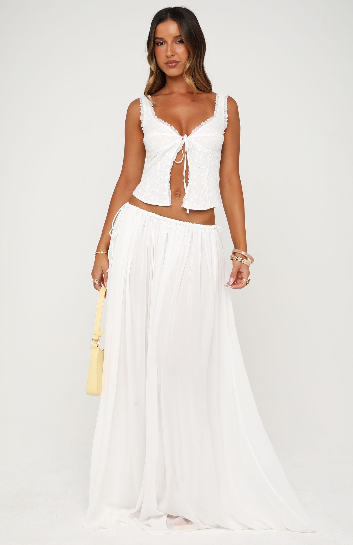 Trending Catch My Drift Top Off White