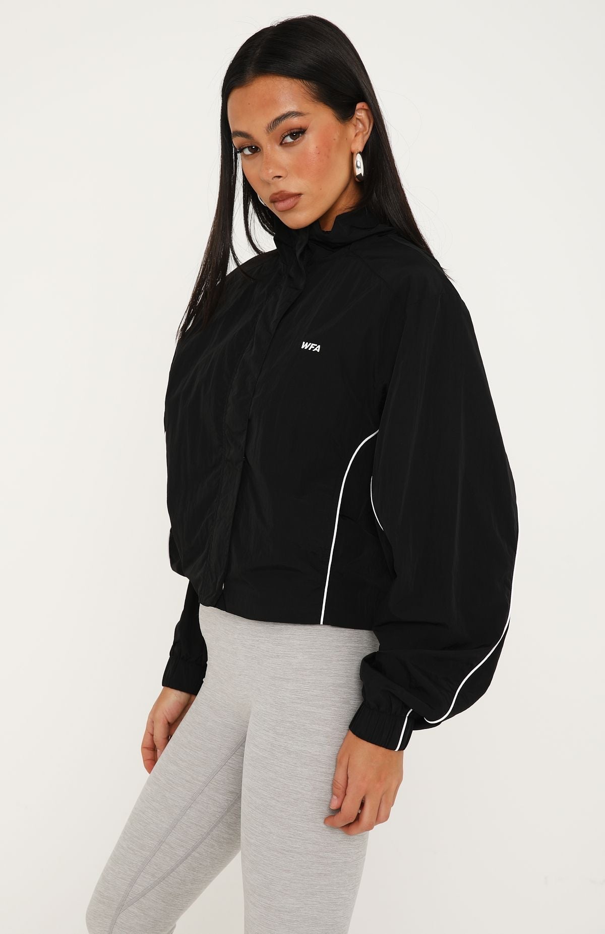 Trending Guide Me Windbreaker Jacket Black