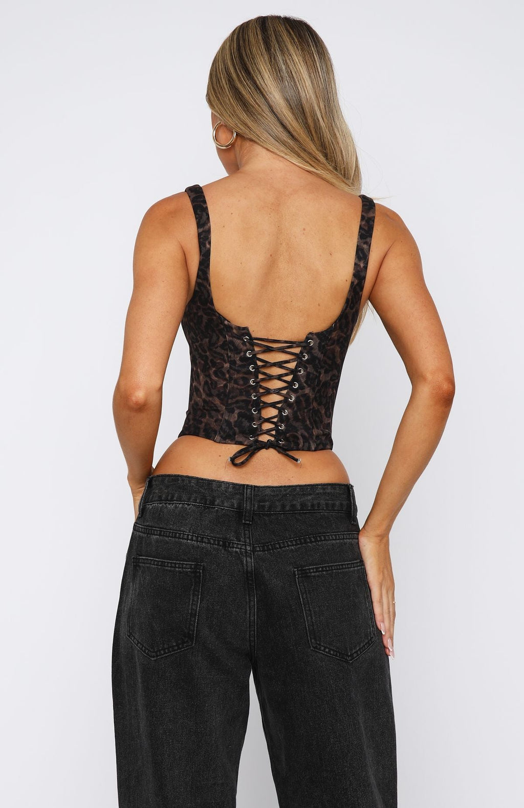 Trending Forever Feels Bustier Midnight Leopard