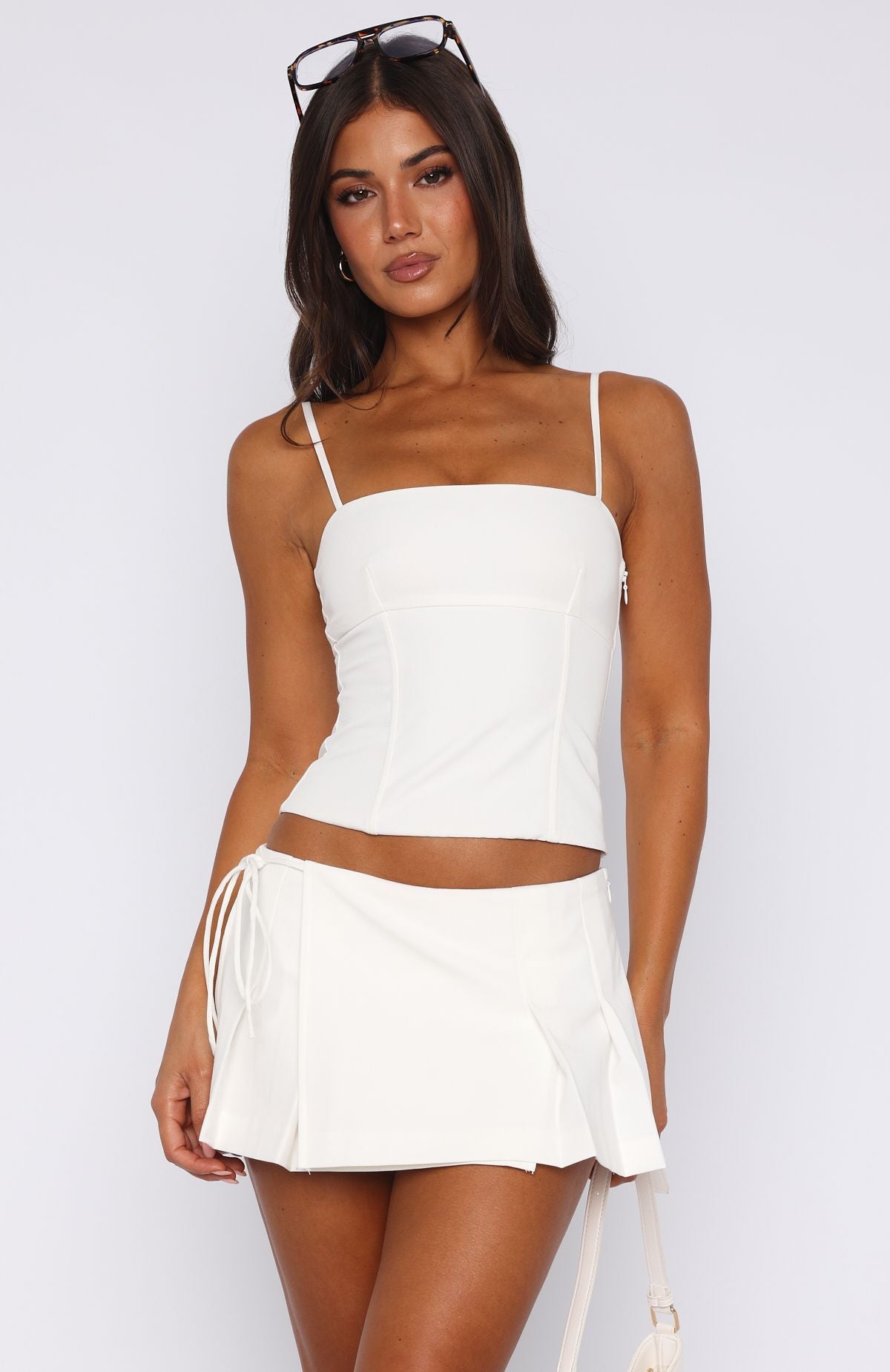 Trending Heaven On Earth Mini Skort White