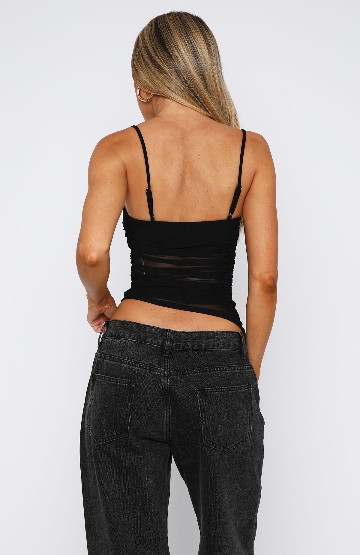 Trending Sugar Honey Top Black