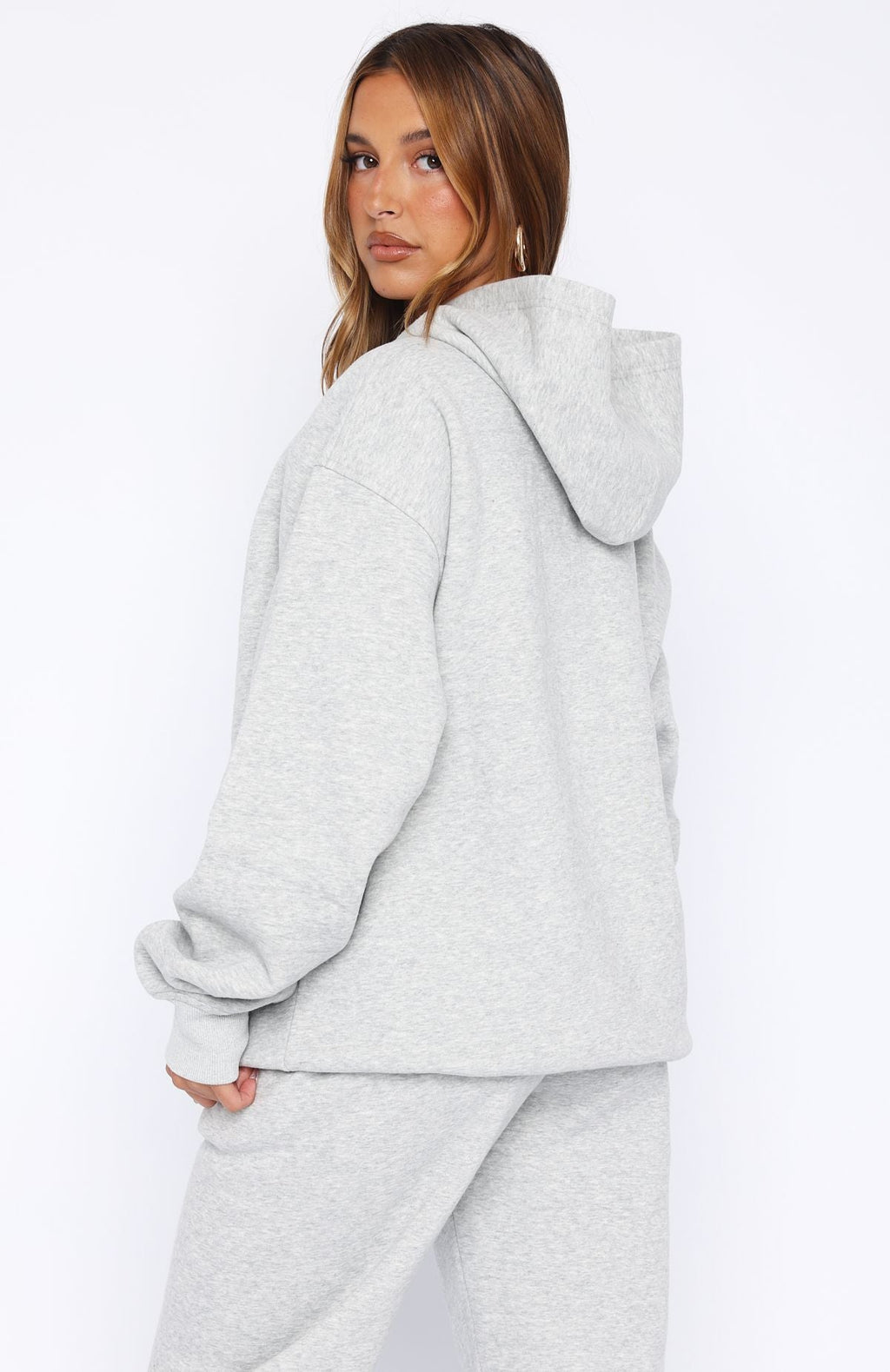 Trending Core Classic Oversized Hoodie Dark Grey Marle