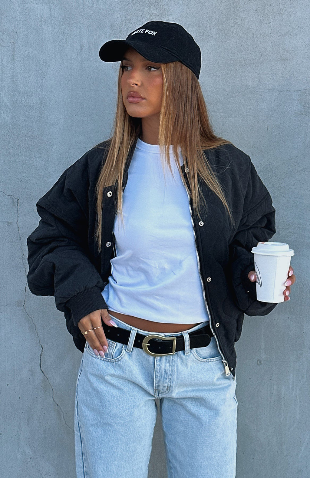 Trending Soft Love Bomber Jacket Black