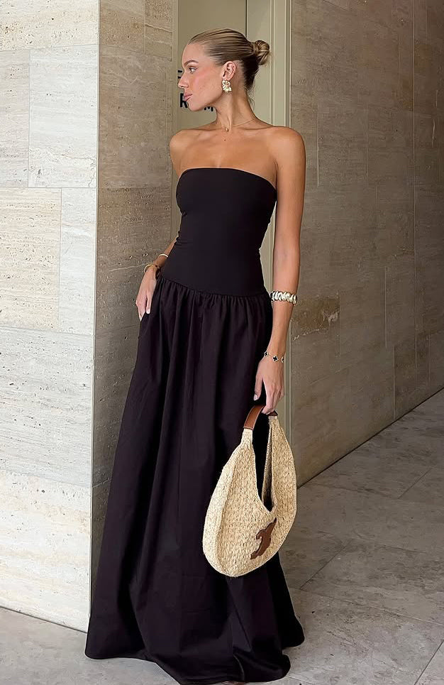 Trending Take Back Maxi Dress Chocolate