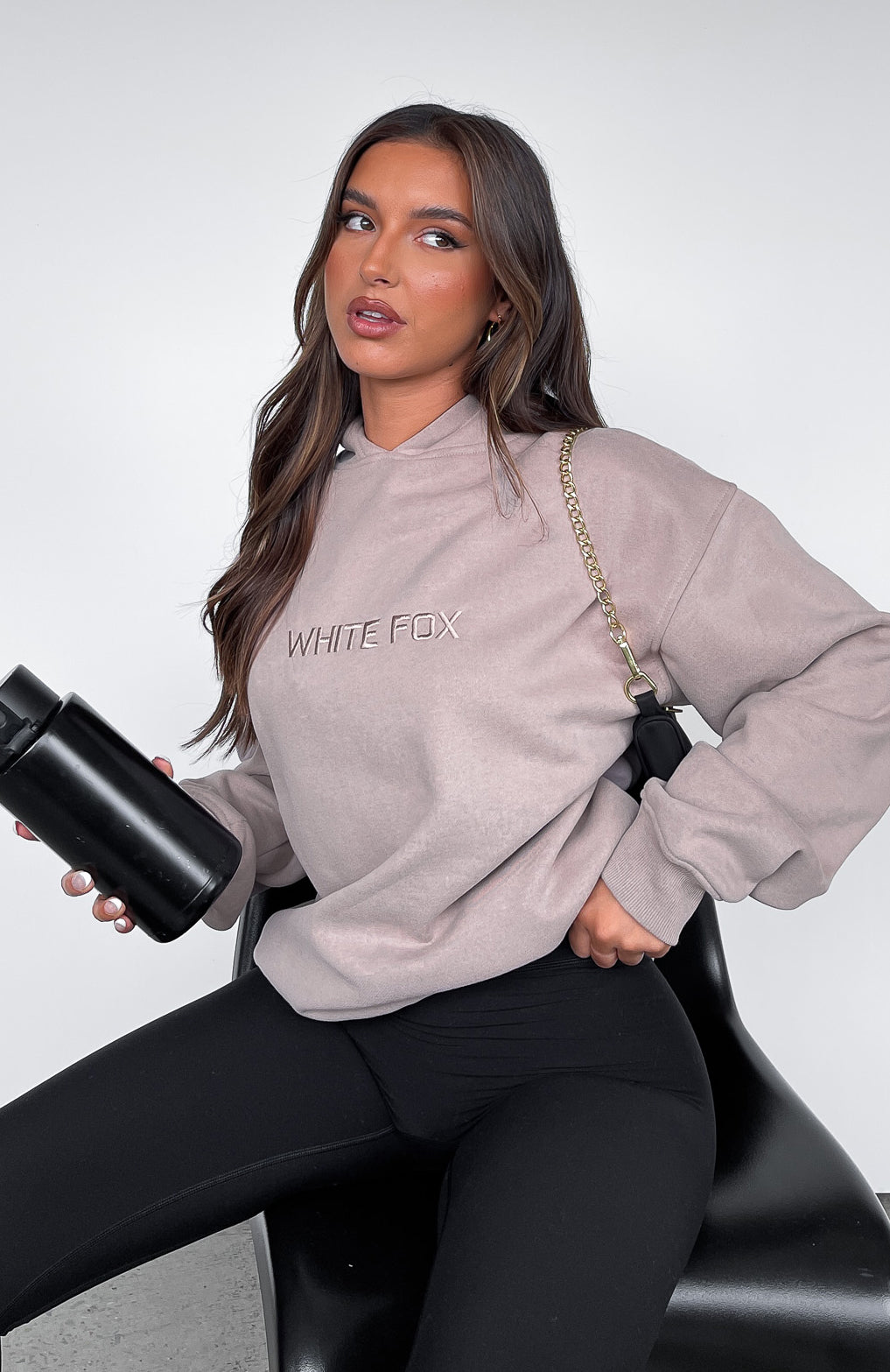 Trending Stay Lifted Oversized Hoodie Cinnamon