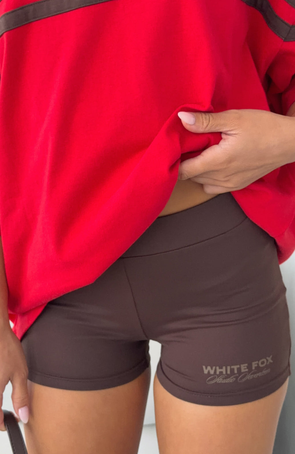 Trending Studio 17 Lila Booty Bike Shorts Chocolate