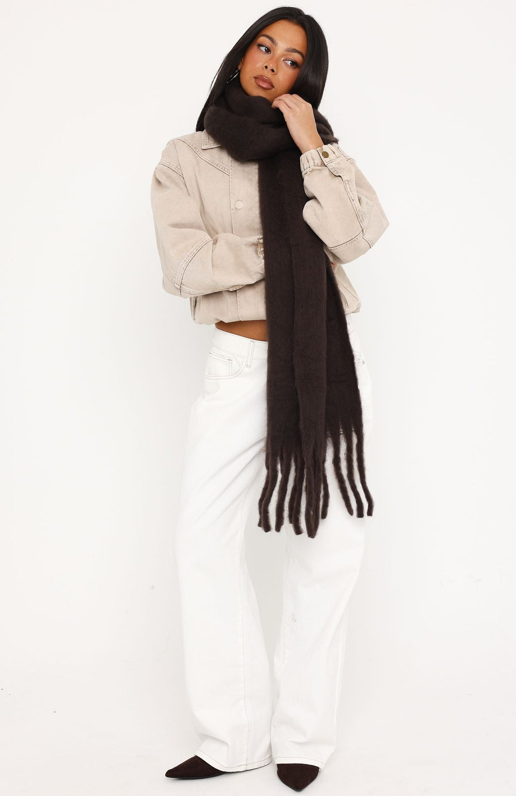 Trending Raymond Scarf Chocolate