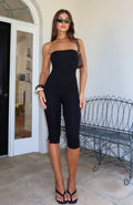 Trending True Desire Strapless Jumpsuit Black