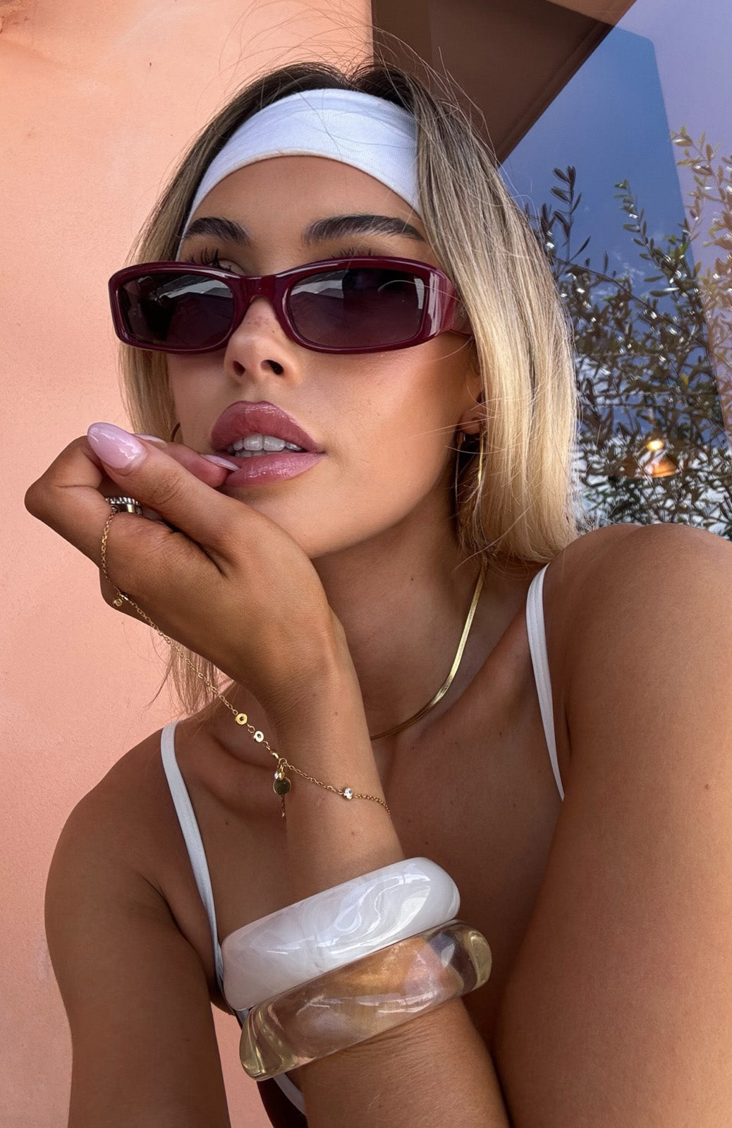 Trending Tash Headband White