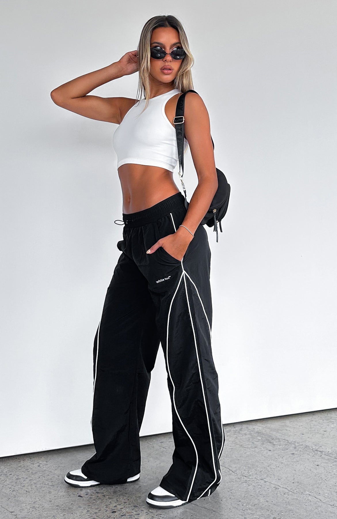 Trending Unphased Track Pants Black