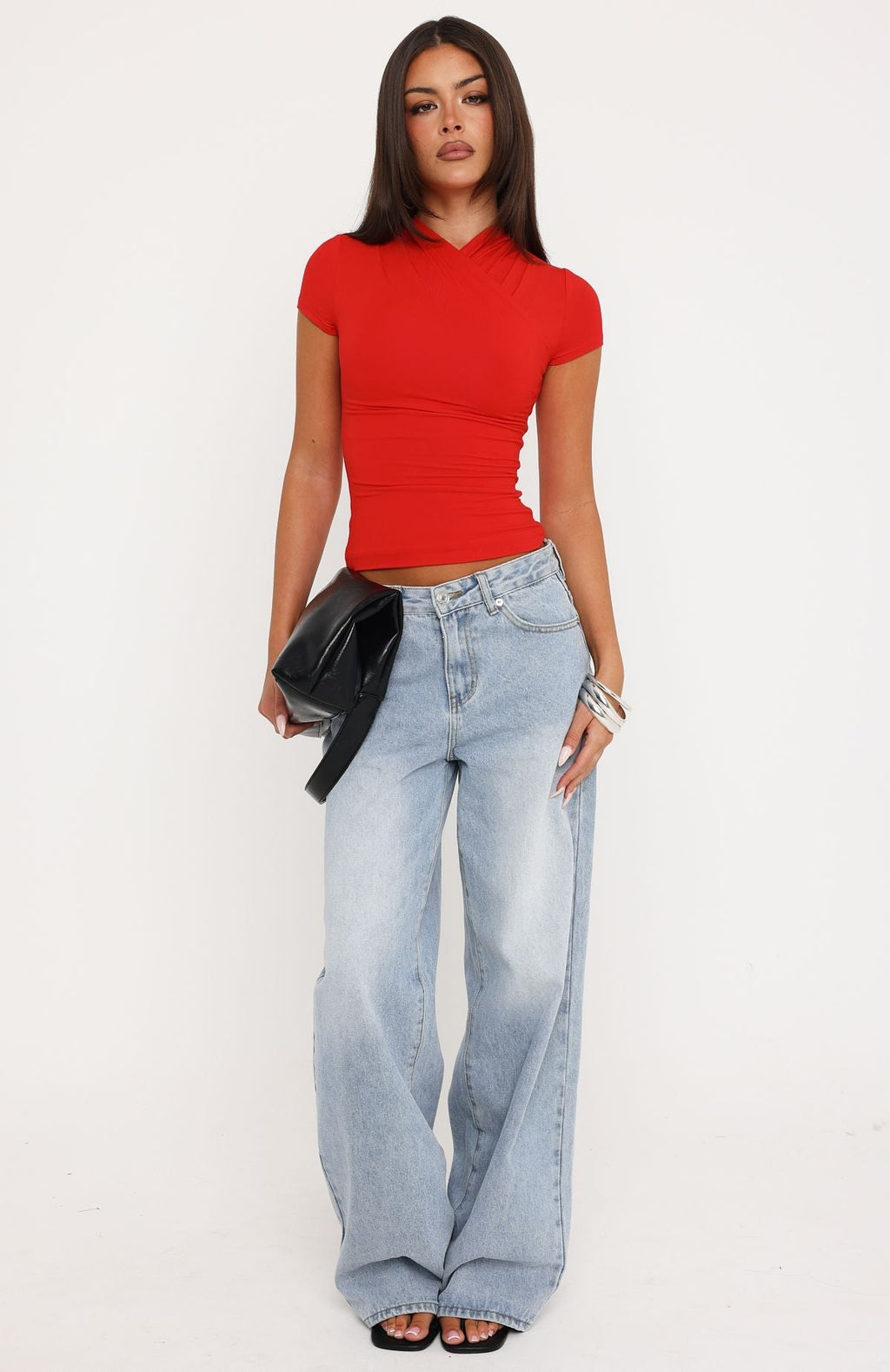 Trending Just Cant Resist Short Sleeve Top Red