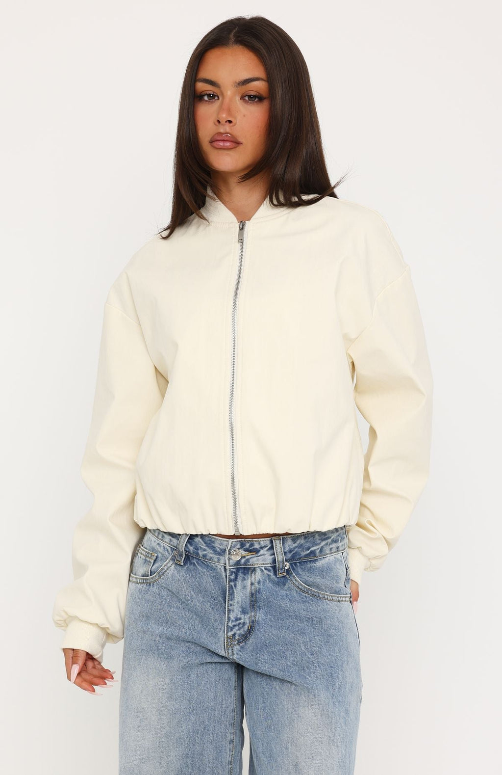 Trending Thora Bomber Jacket Cream