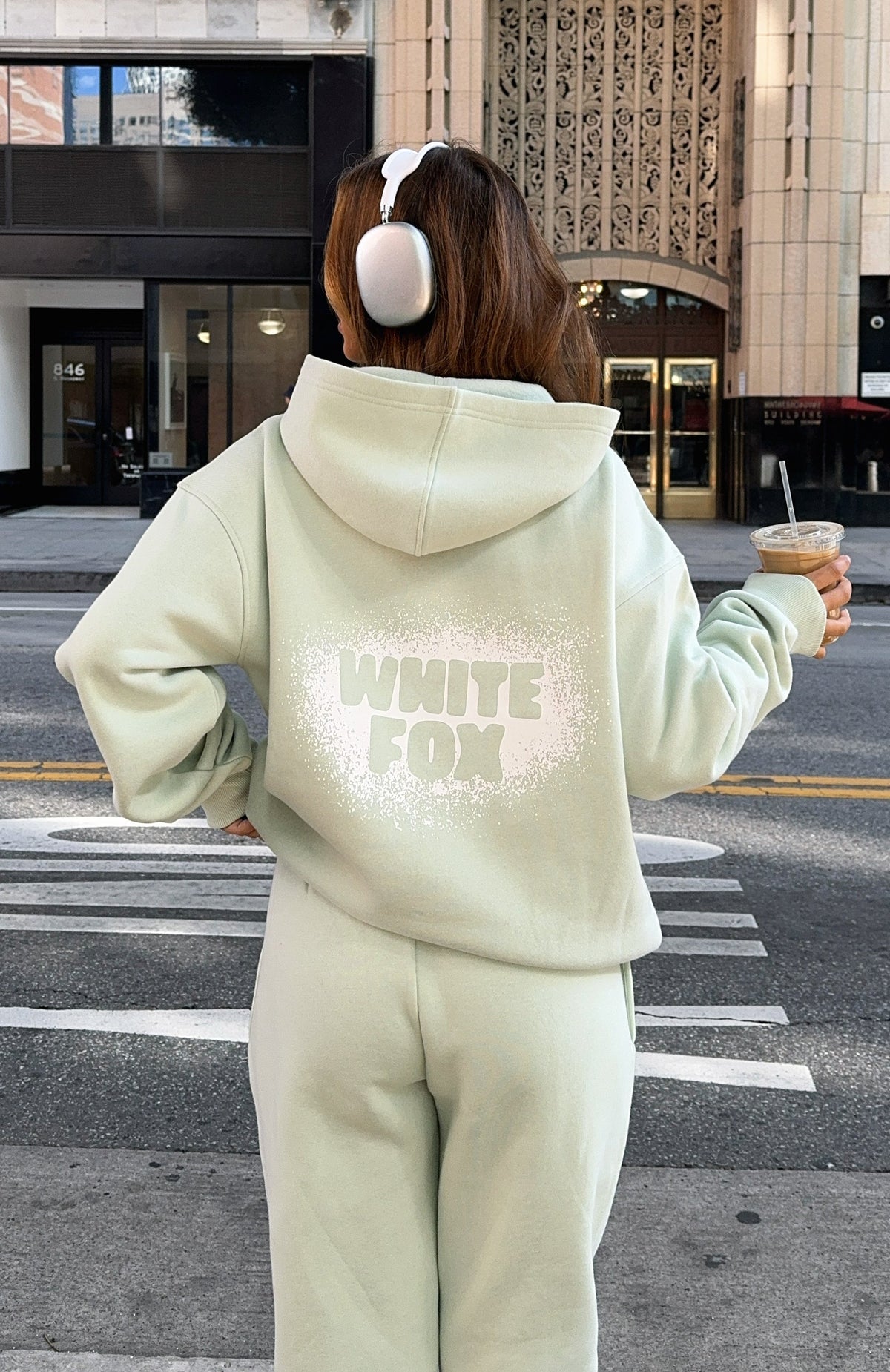 Trending 11th Street Keeping It Real Oversized Hoodie Iced Matcha