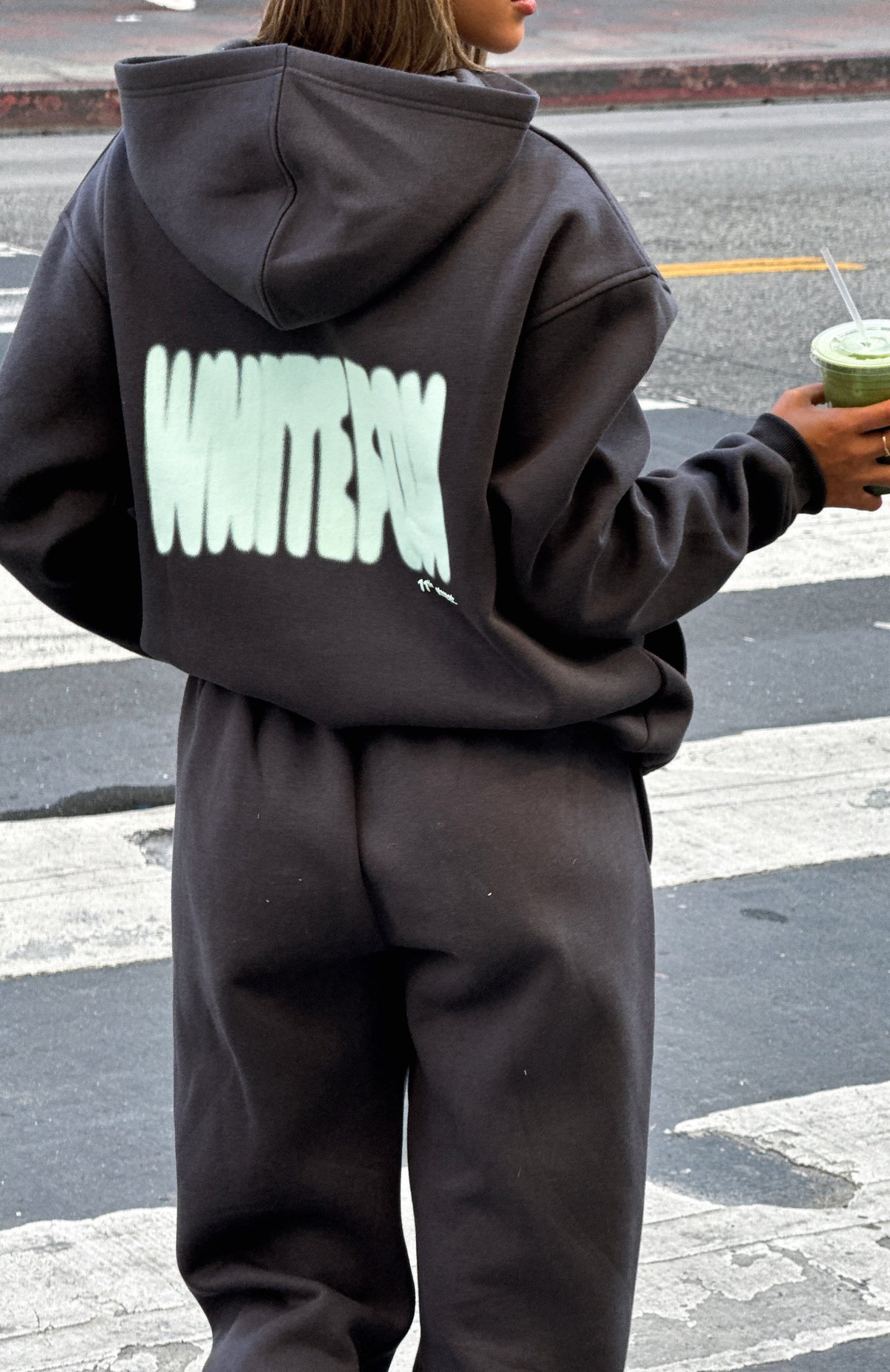 Trending 11th Street New York Or Nowhere Oversized Hoodie Matcha Crumble