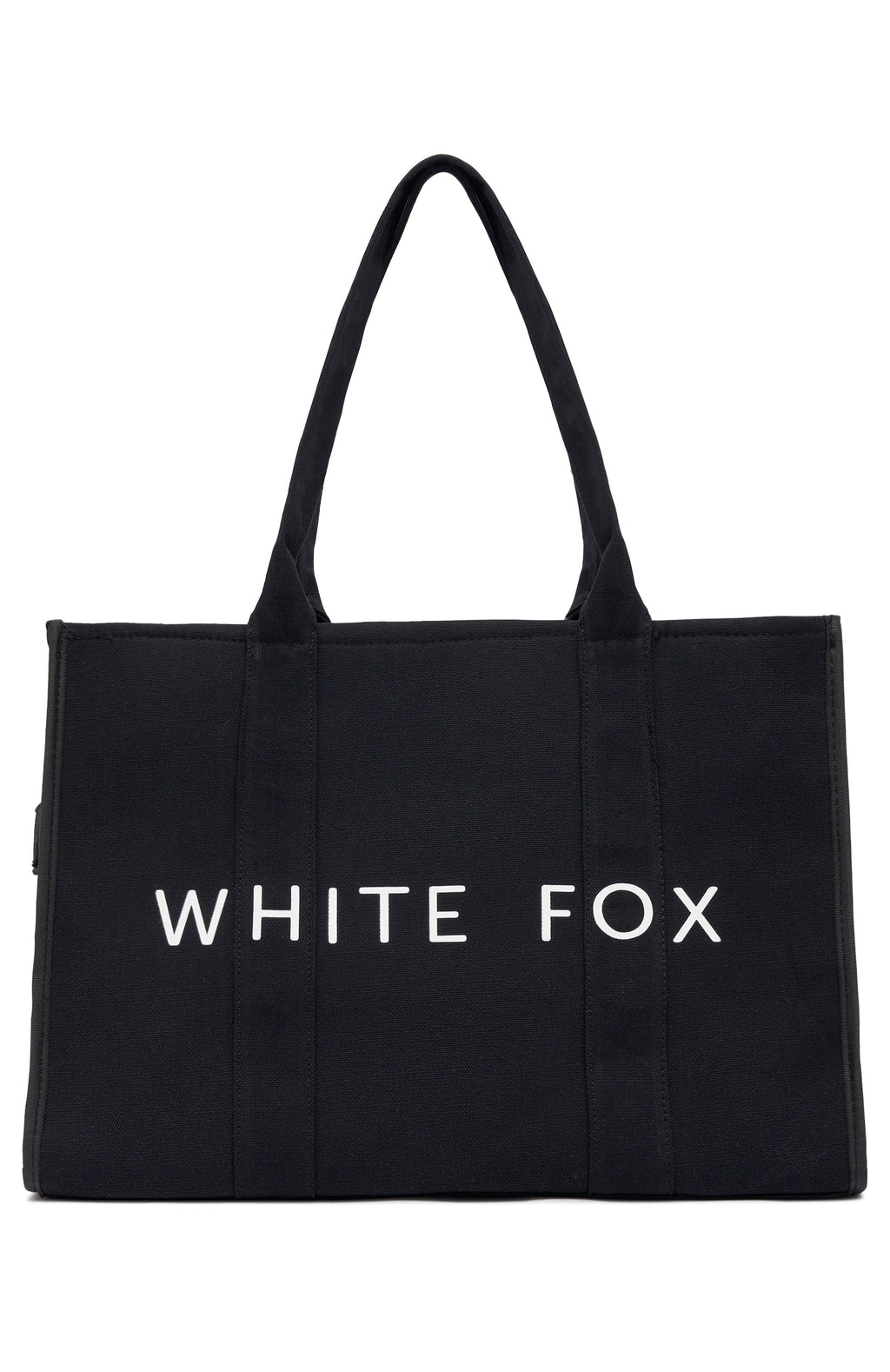 Trending White Fox Tote Bag Black