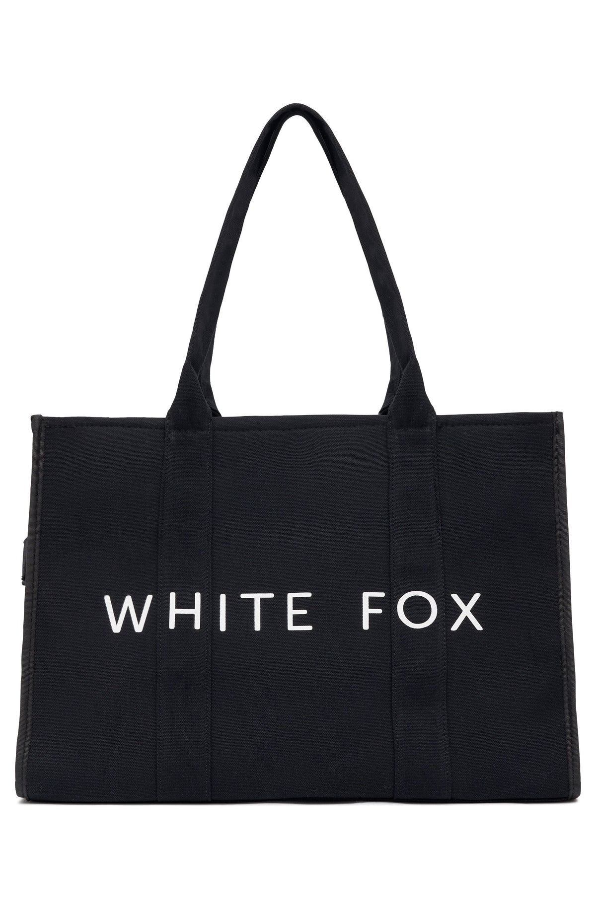 Trending White Fox Tote Bag Black
