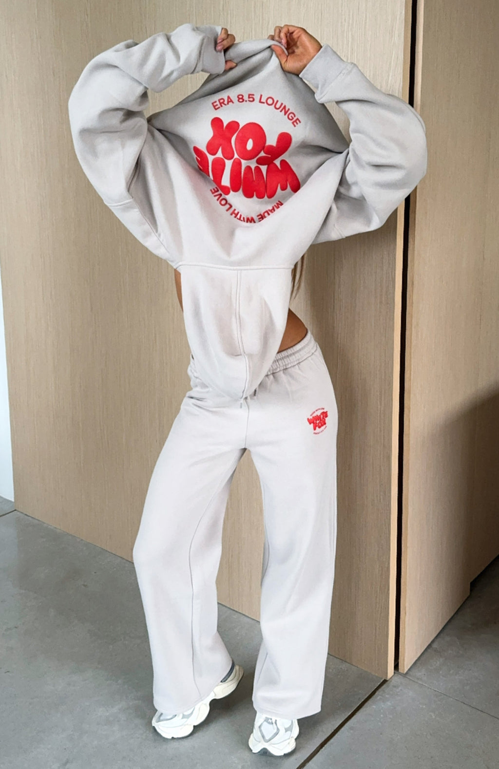 Trending With Love For You Wide Leg Sweatpants Moon