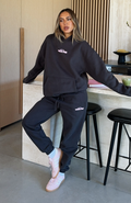 Trending With Love In The Moment Sweatpants Charcoal
