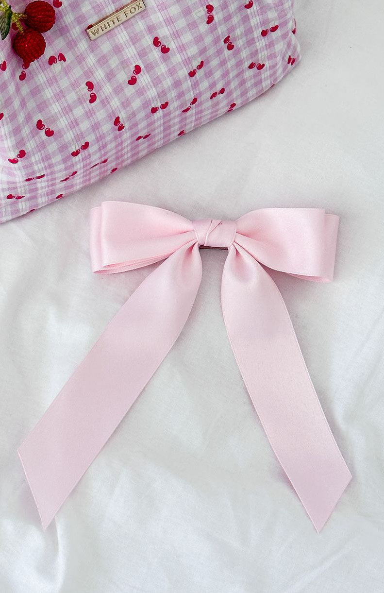 Trending Sweet Serenity Bow Hair Clip Pink