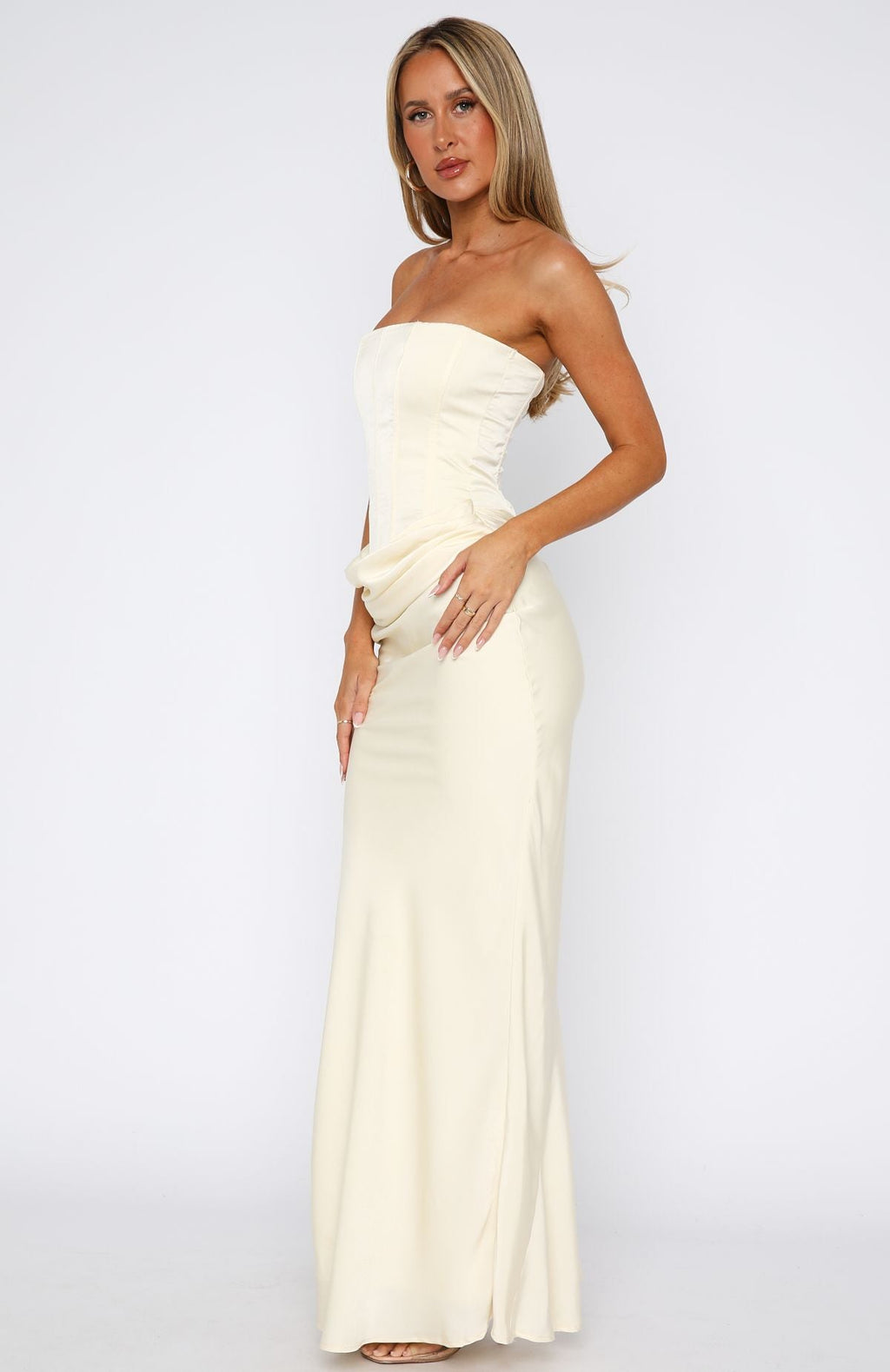 Trending Love This Feeling Maxi Dress Butter