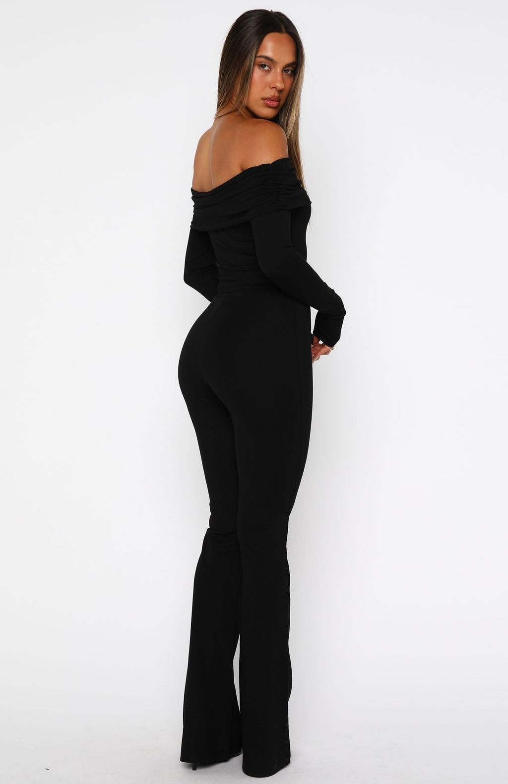Trending For The Girls Long Sleeve Jumpsuit Black
