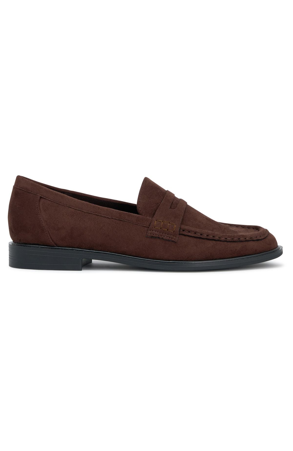 Trending Judson Loafers Chocolate Faux Suede