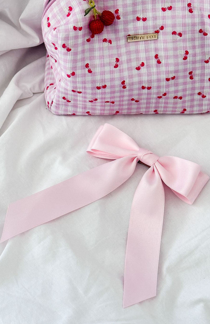 Trending Sweet Serenity Bow Hair Clip Pink