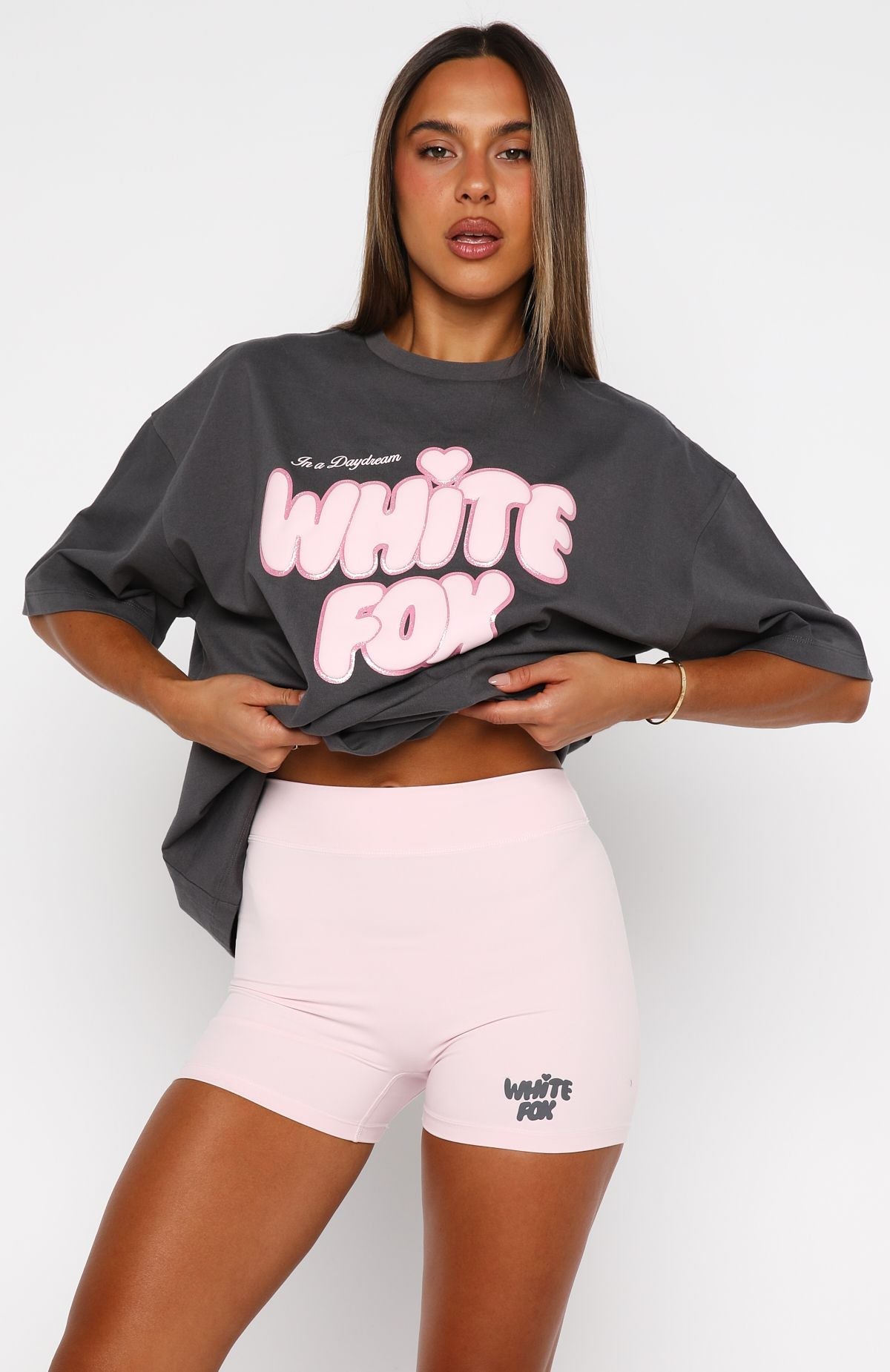 Trending Daydreamers Angelina Bike Shorts Soft Pink