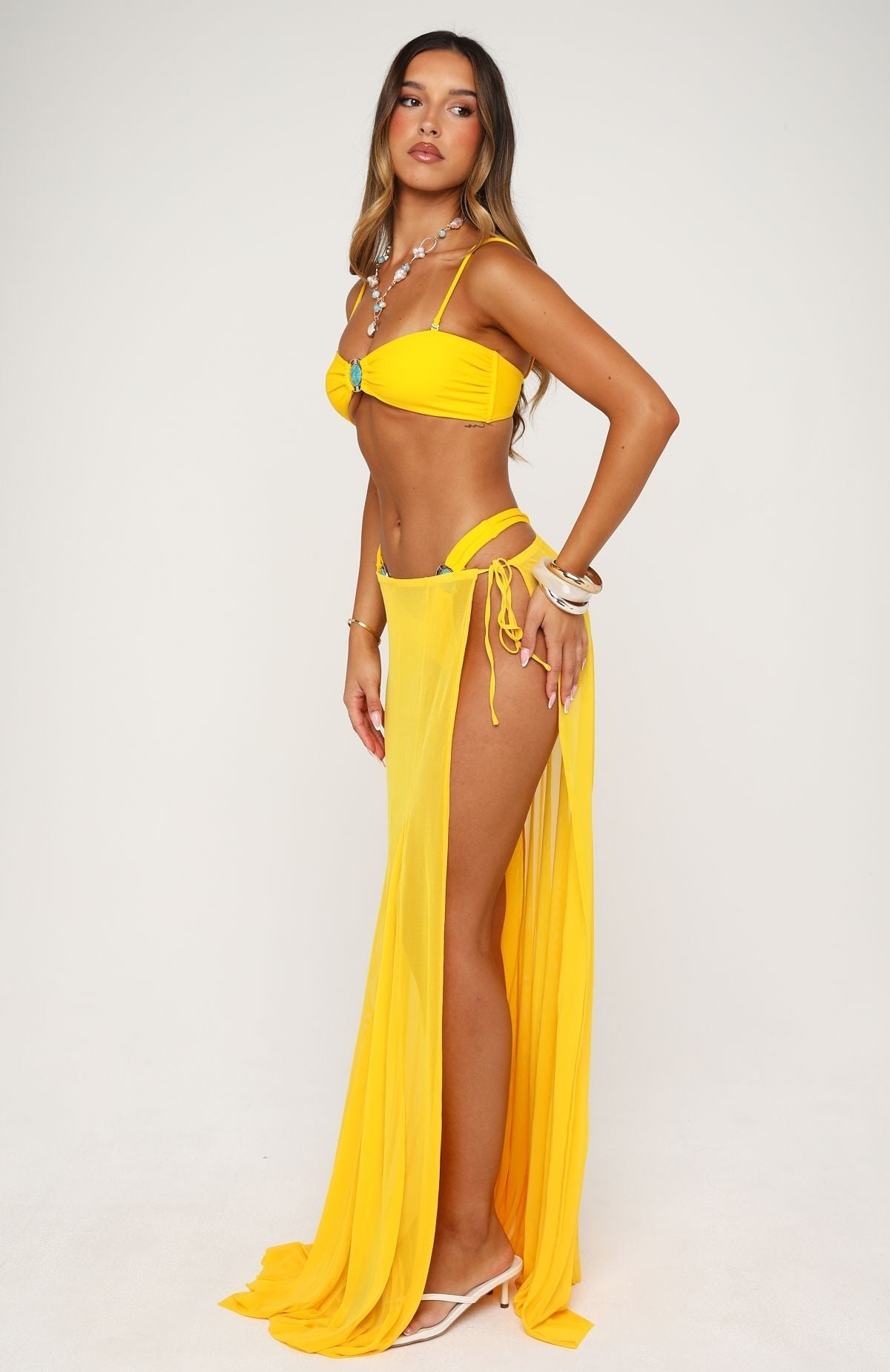 Trending Sandslip Maxi Skirt Mango