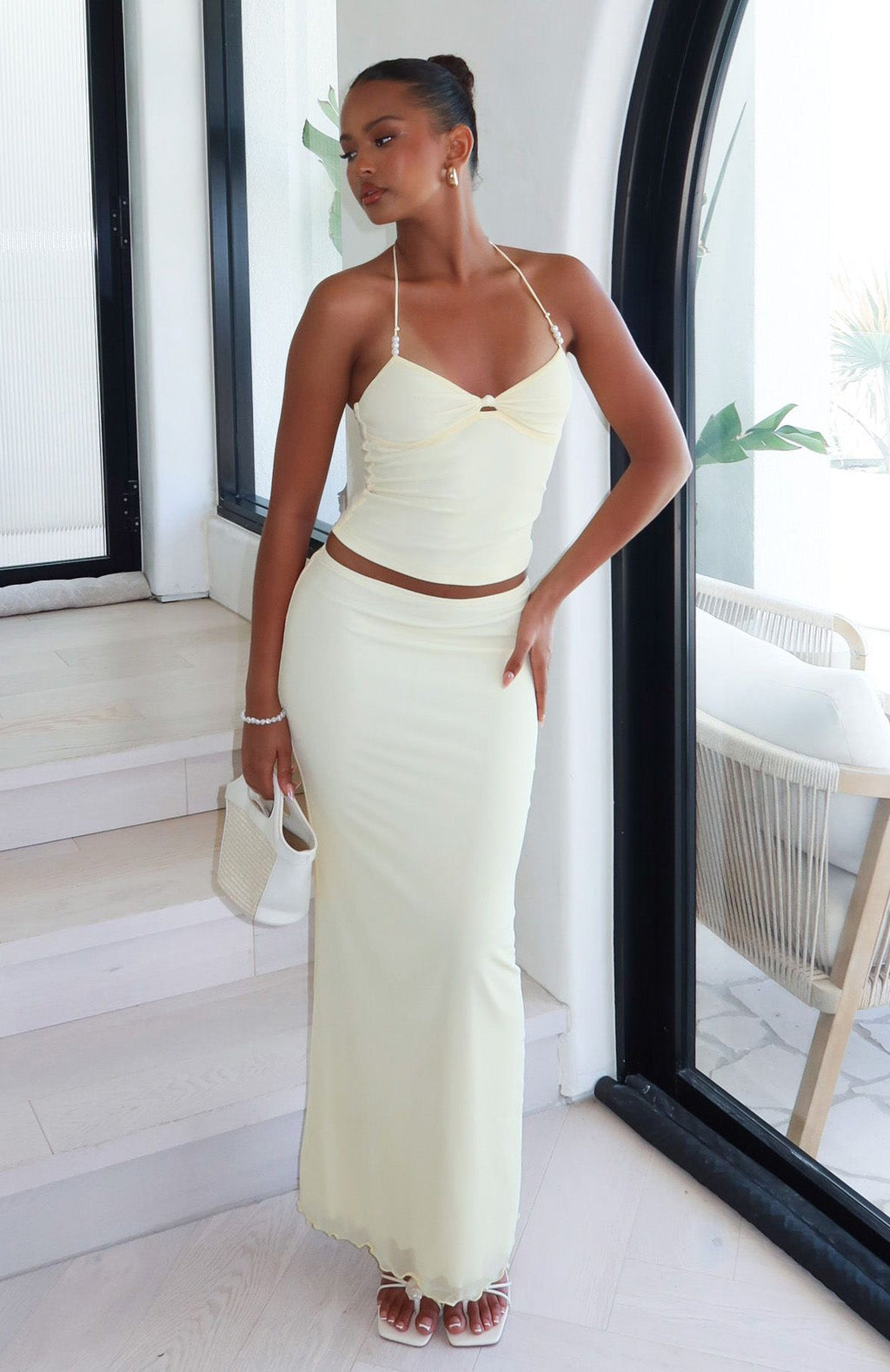Trending Lemon Squeeze Maxi Skirt Lemon