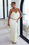 Trending Lemon Squeeze Maxi Skirt Lemon