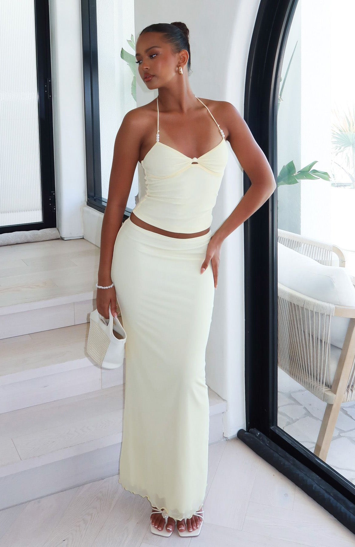 Trending Lemon Squeeze Maxi Skirt Lemon
