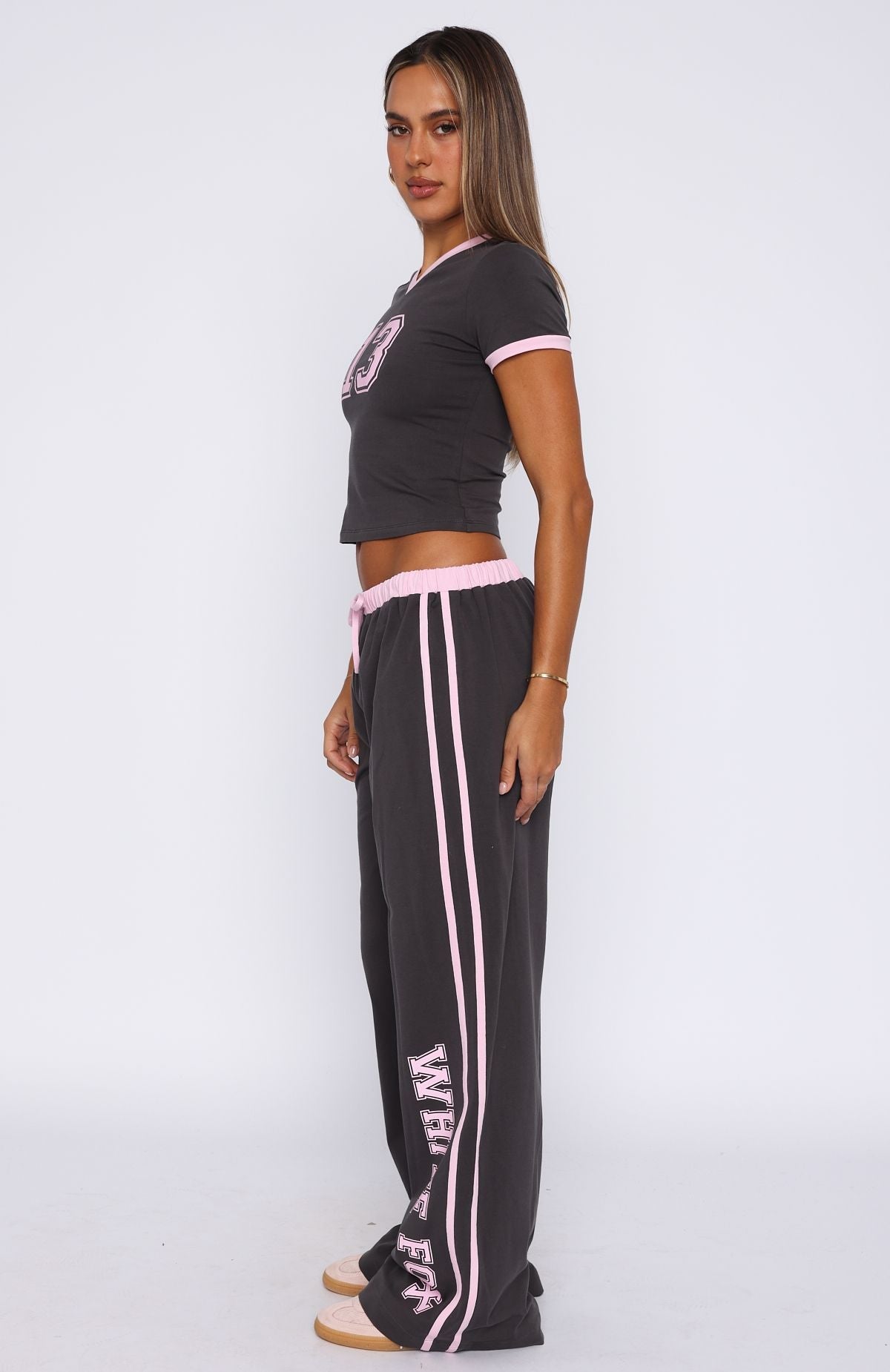 Trending Trying Too Hard Track Pants Volcanic