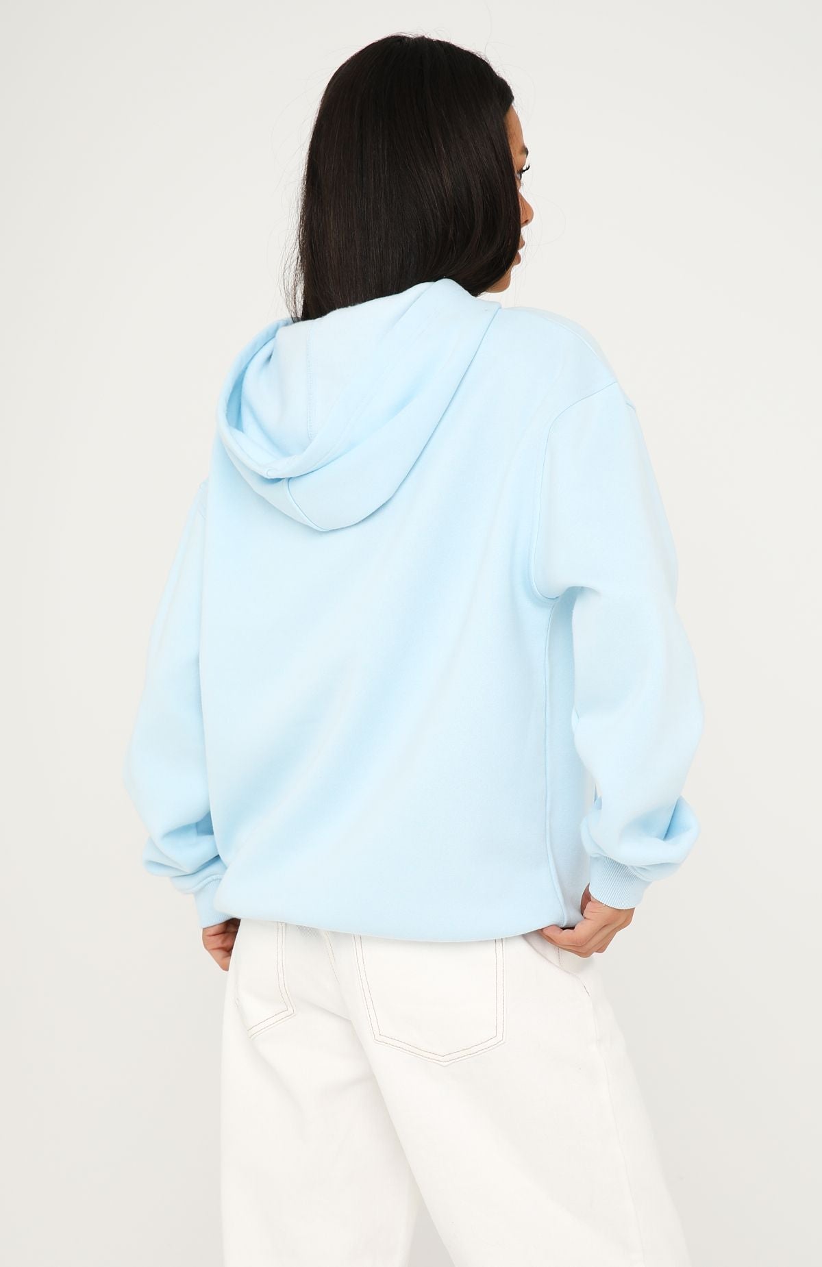 Trending Sunkissed Bloom Oversized Hoodie Blue