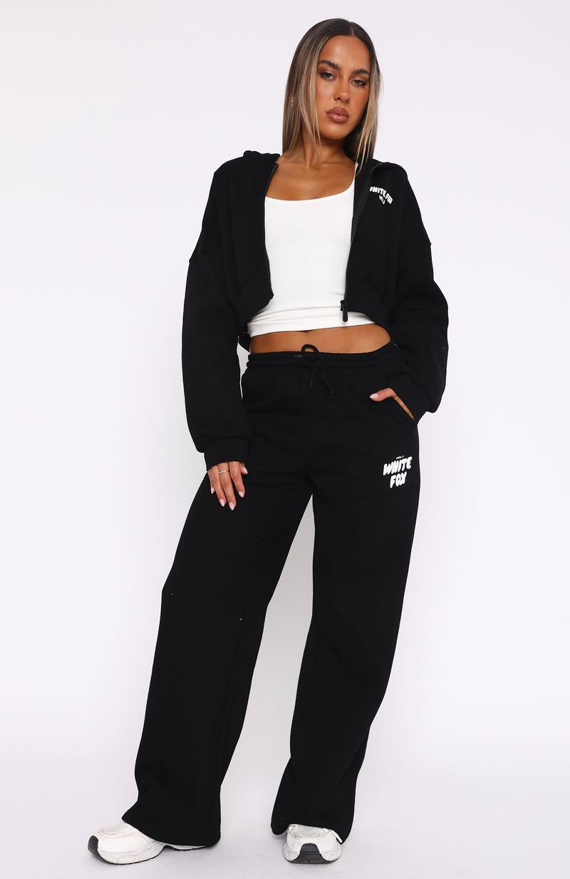 Trending Offstage Wide Leg Sweatpants Monochrome