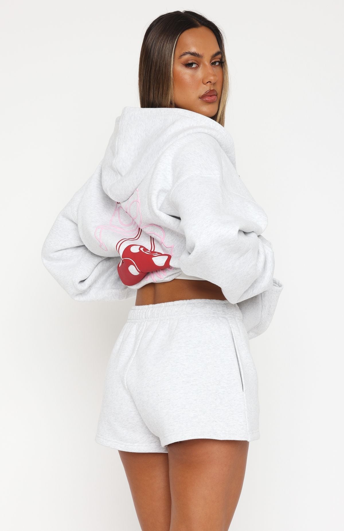 Trending Fell So Hard Lounge Shorts Grey Marle