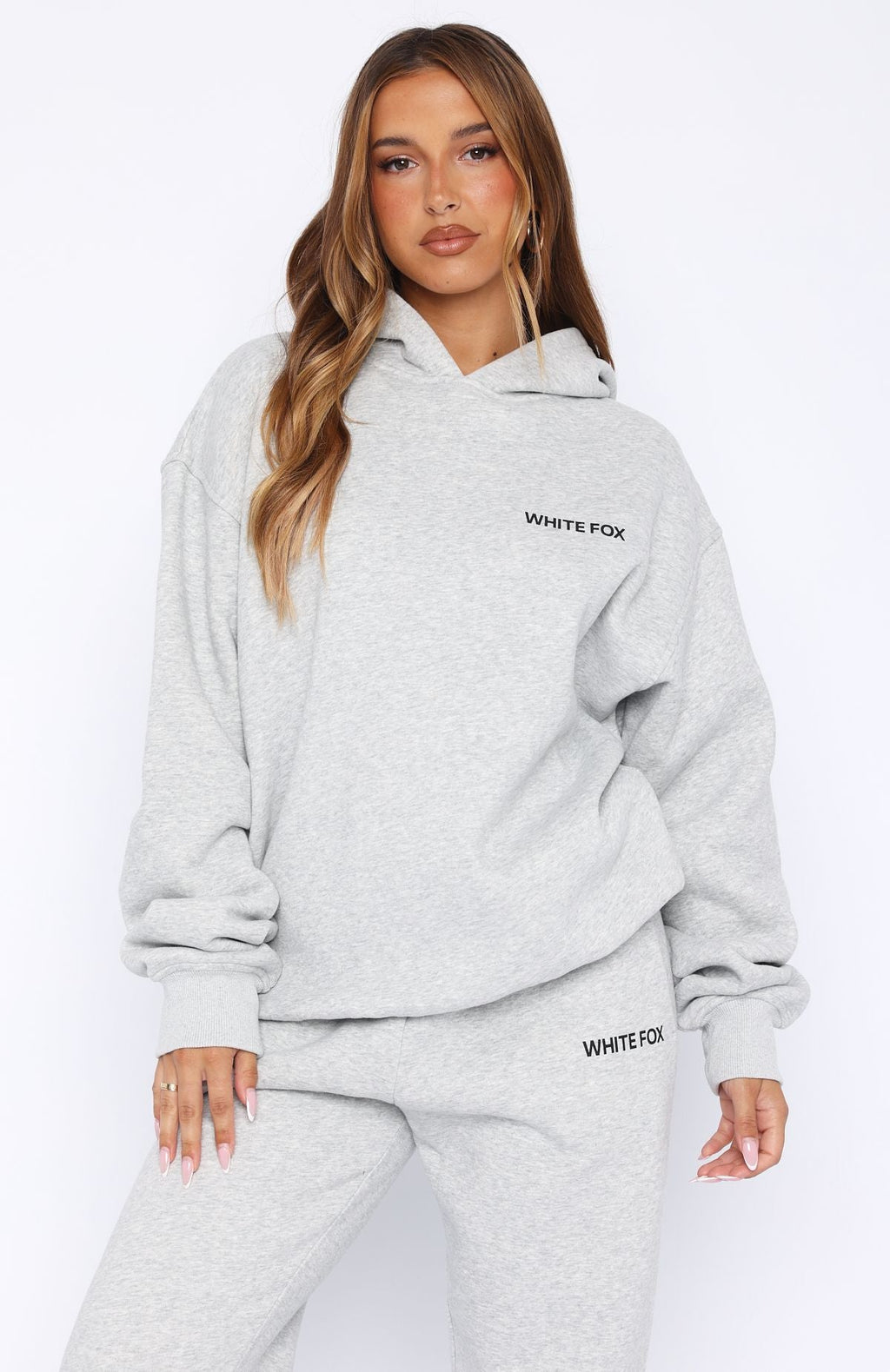 Trending Core Classic Oversized Hoodie Dark Grey Marle