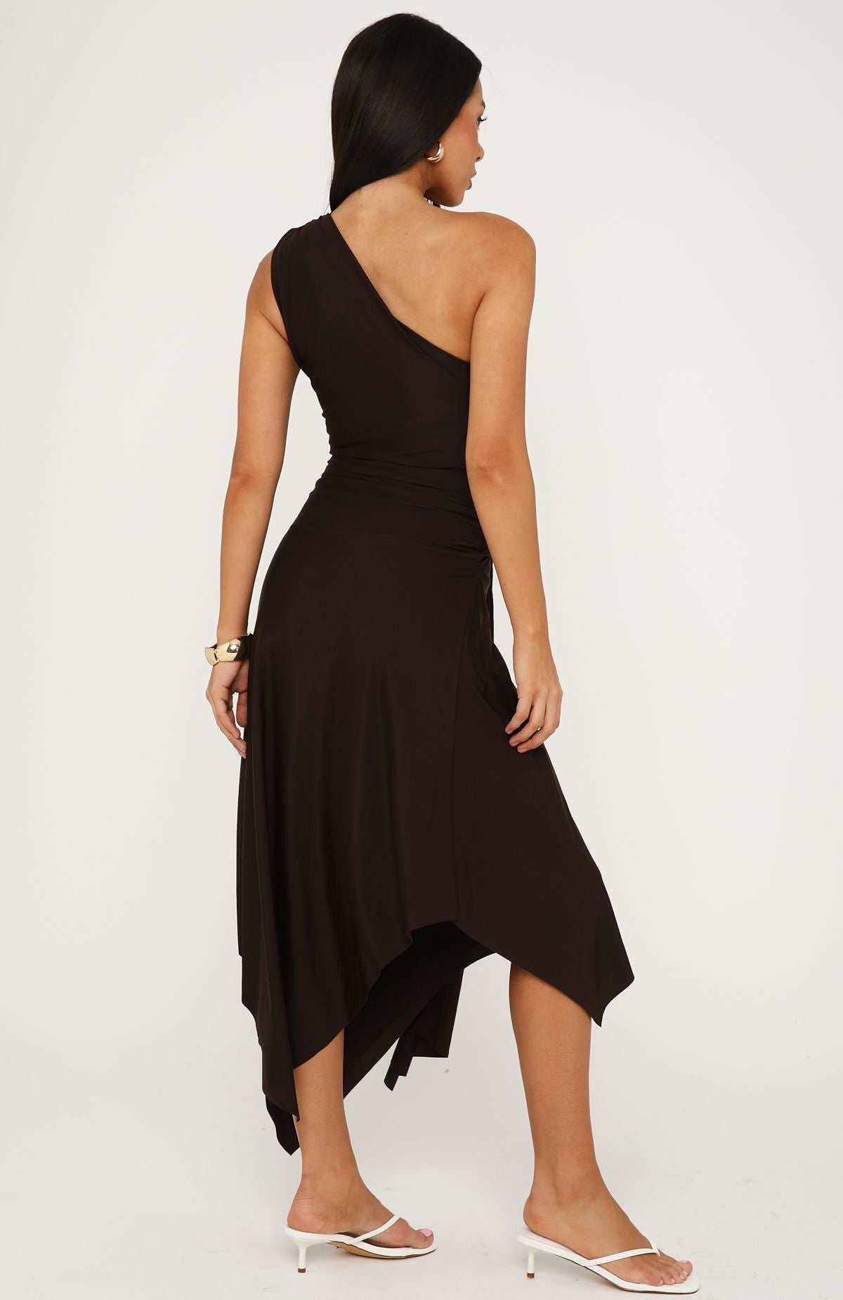 Trending Drifting Away Maxi Dress Chocolate