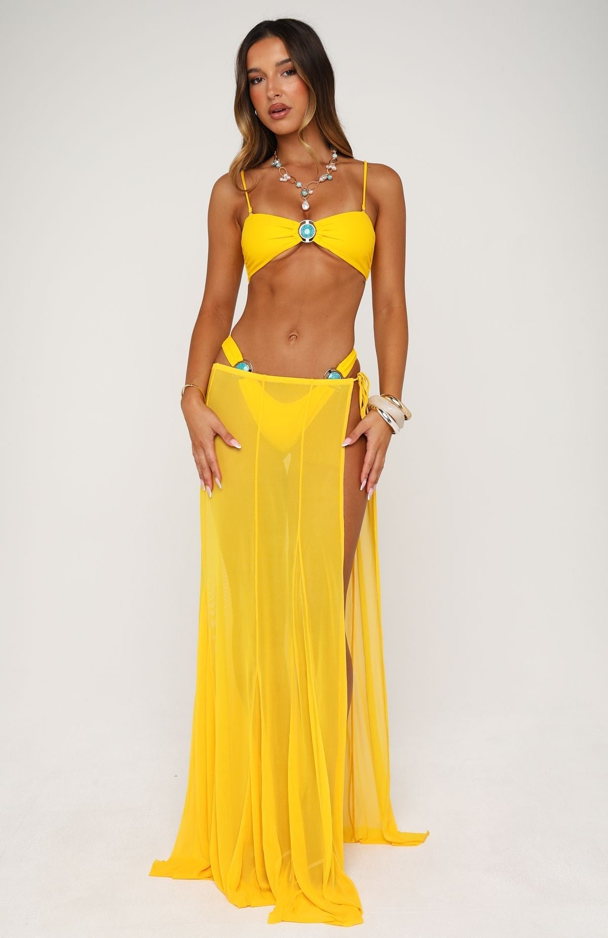 Trending Sandslip Maxi Skirt Mango