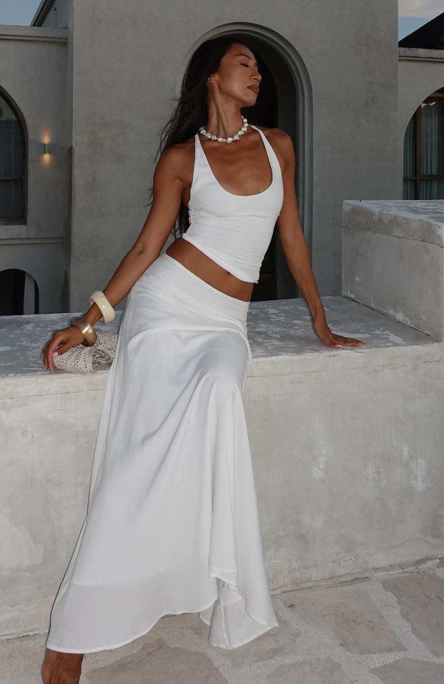 Trending Sunbliss Halter Top White