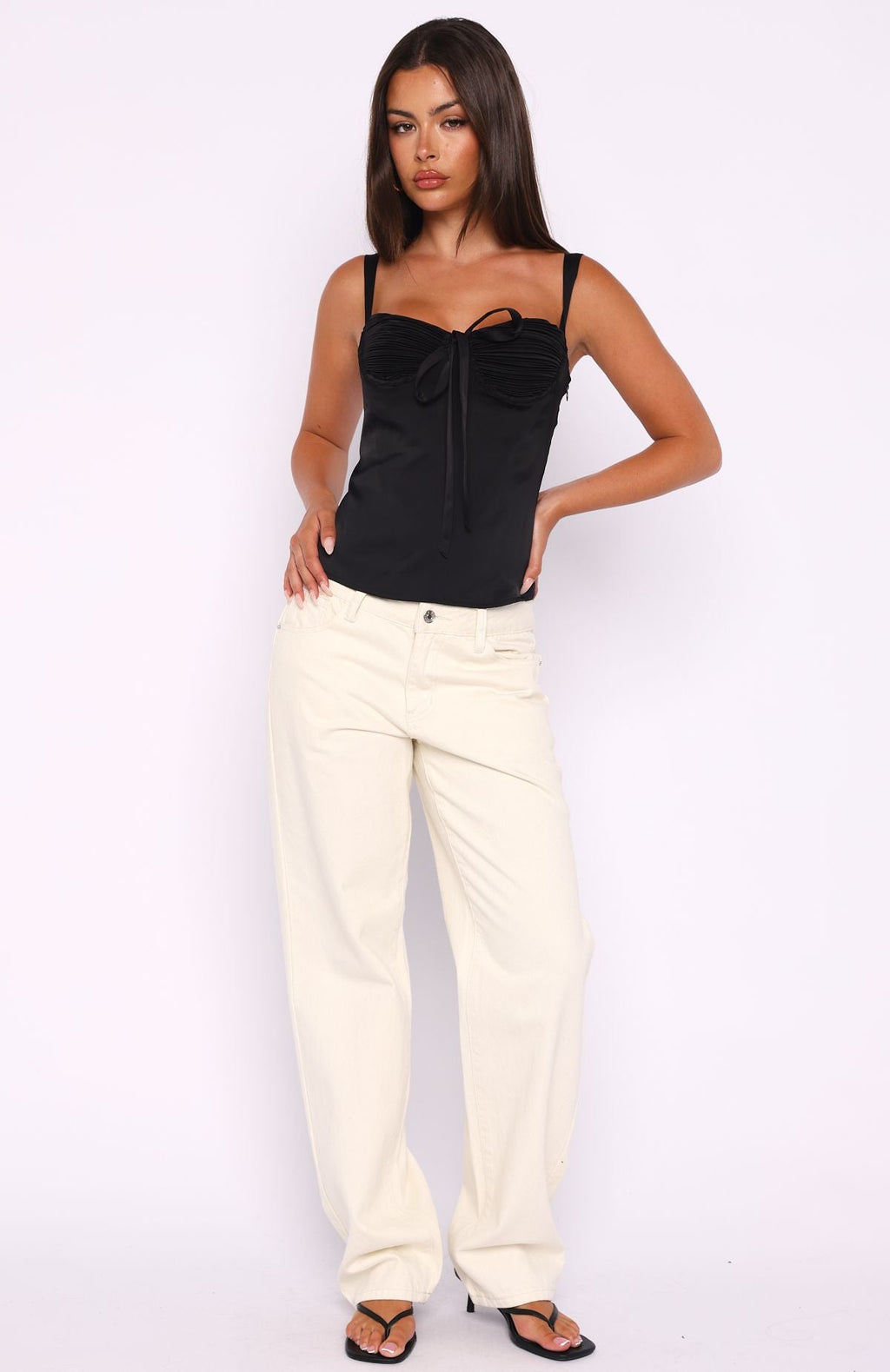 Trending Blushing Belle Top Black