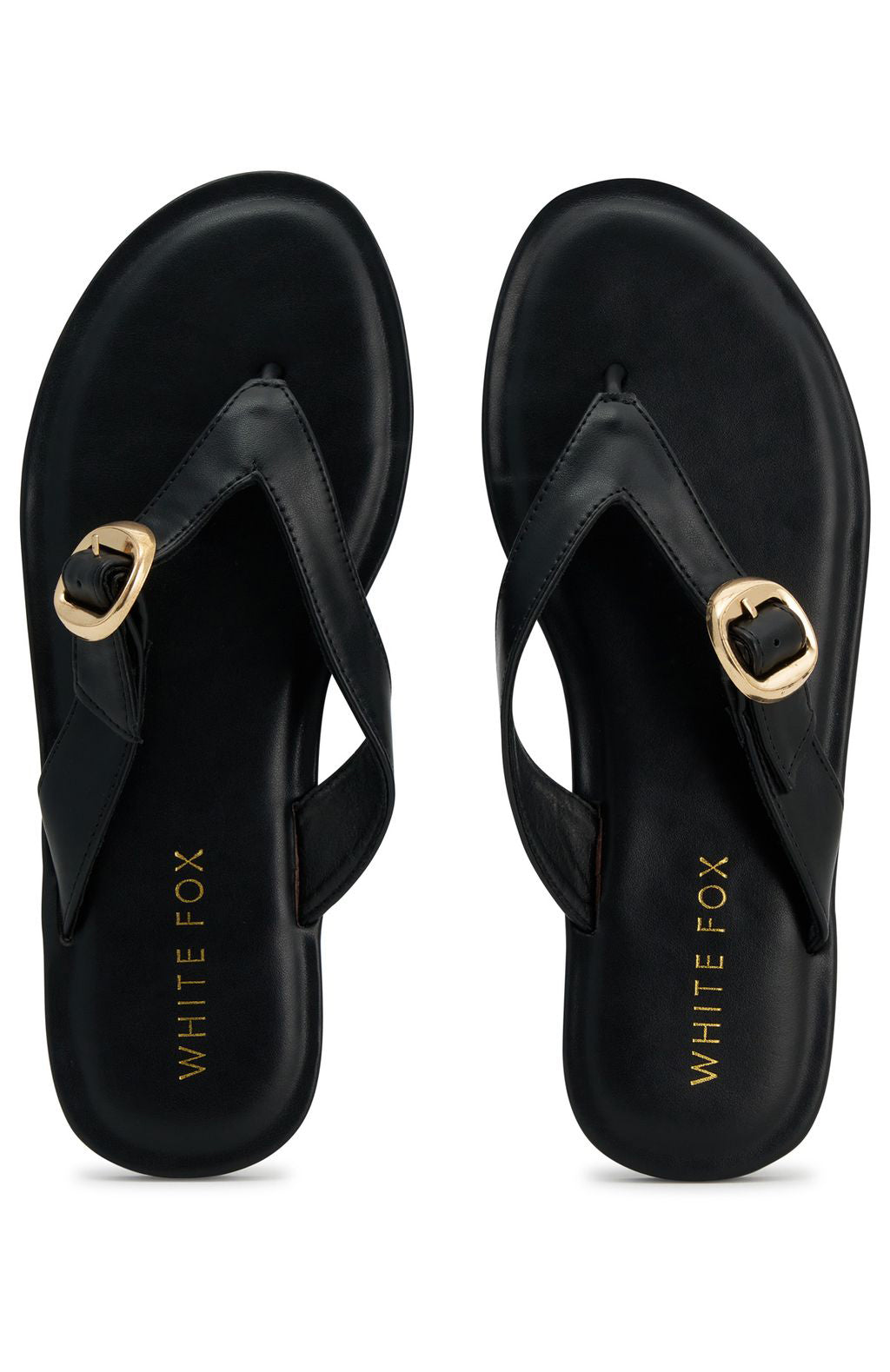 Trending Tarrant Thong Sandals Black PU