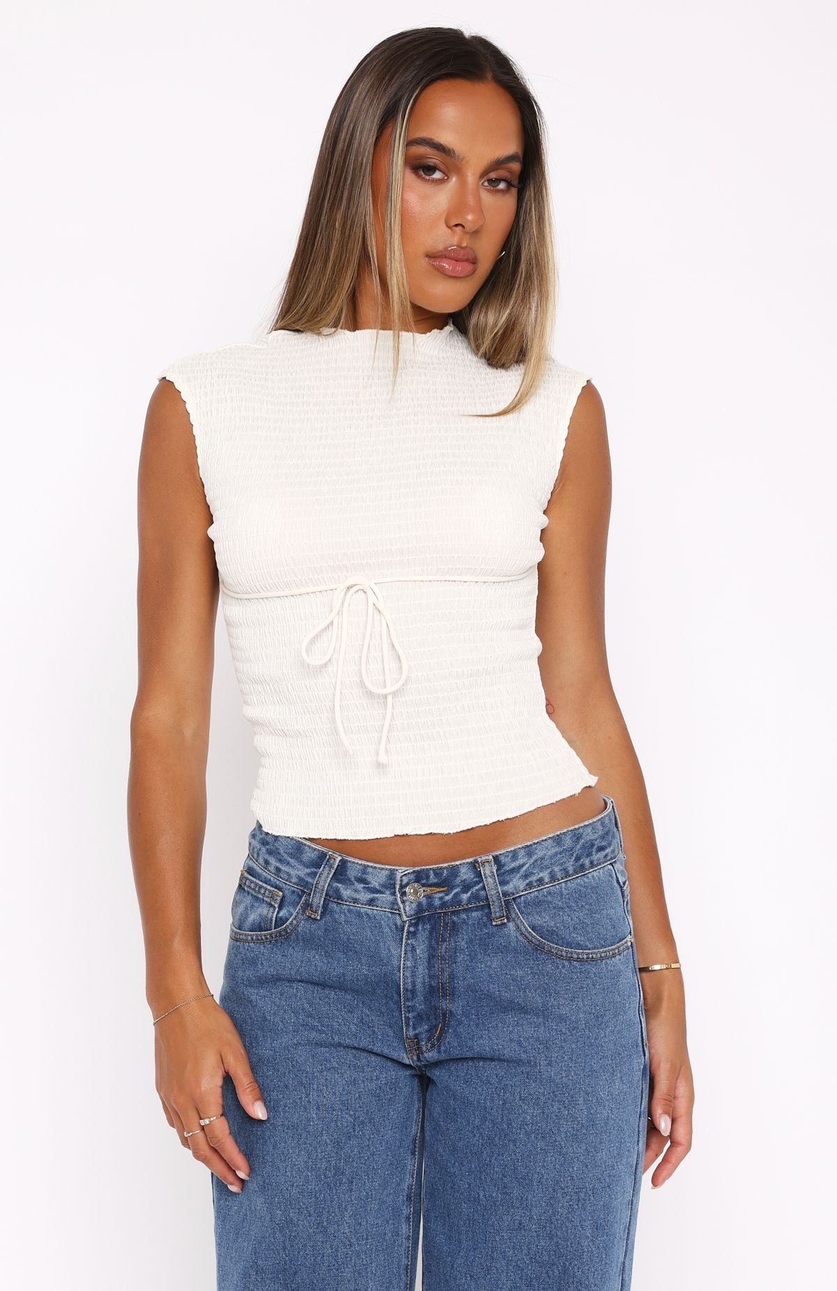 Trending Too Many Faces Top Off White