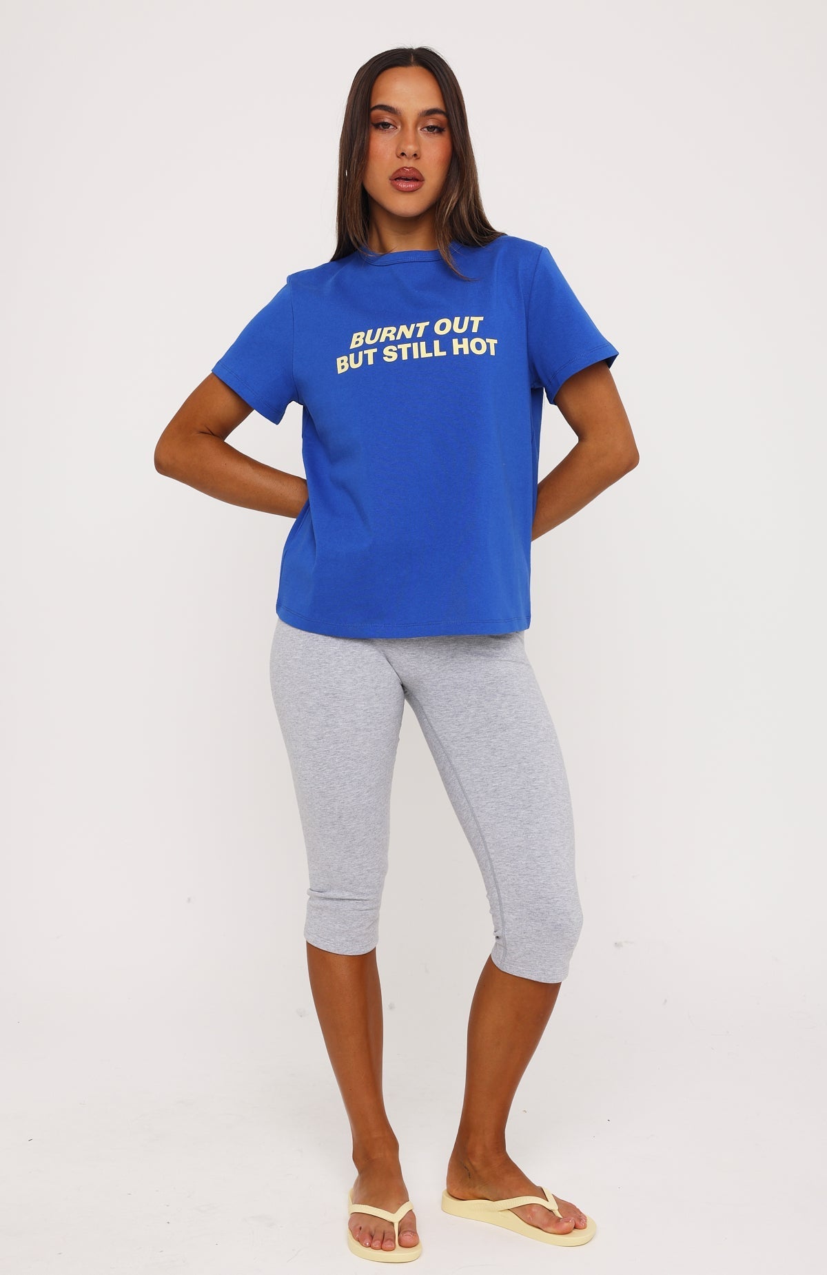 Trending Still Hot Tee Blue