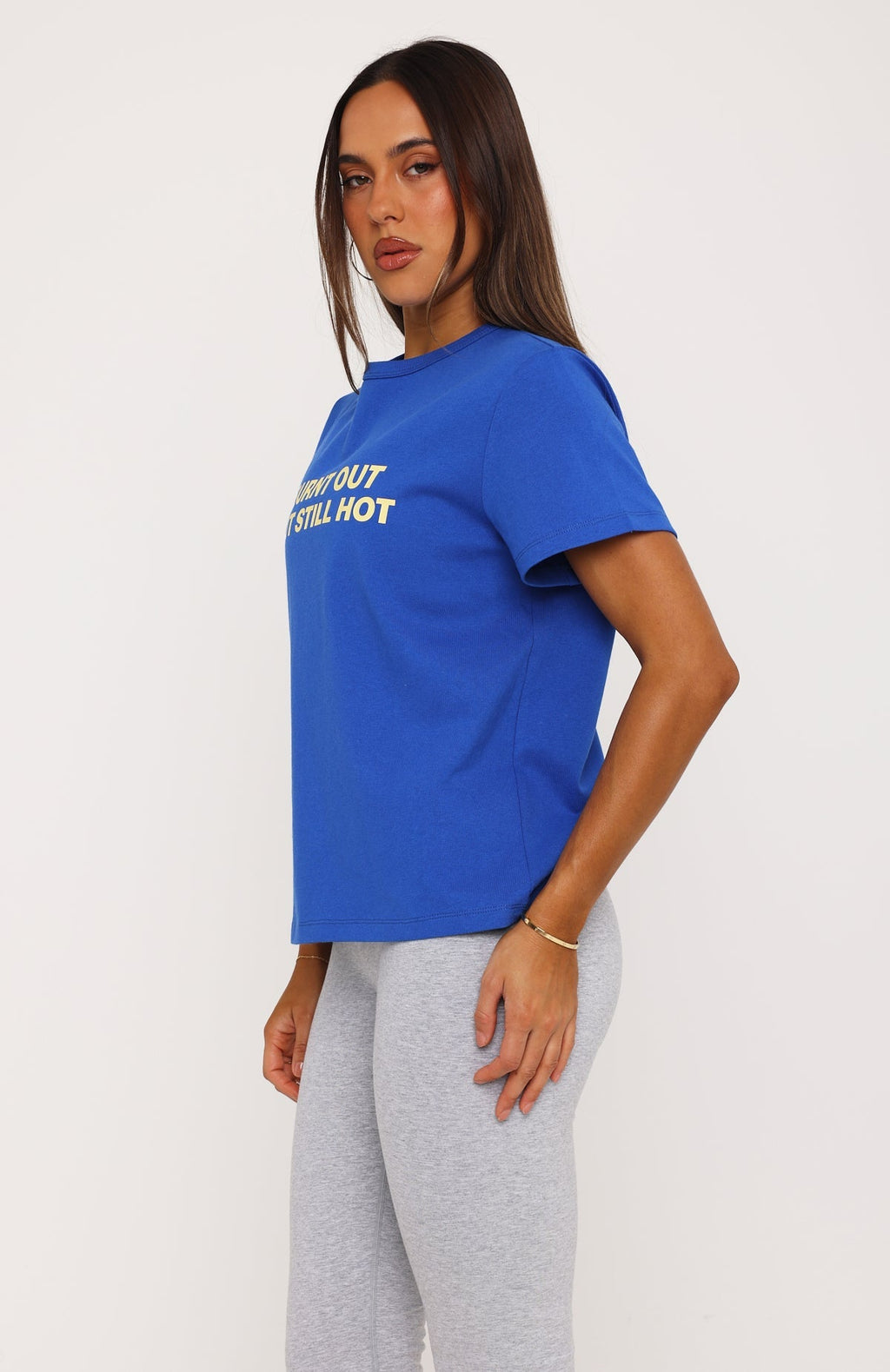 Trending Still Hot Tee Blue