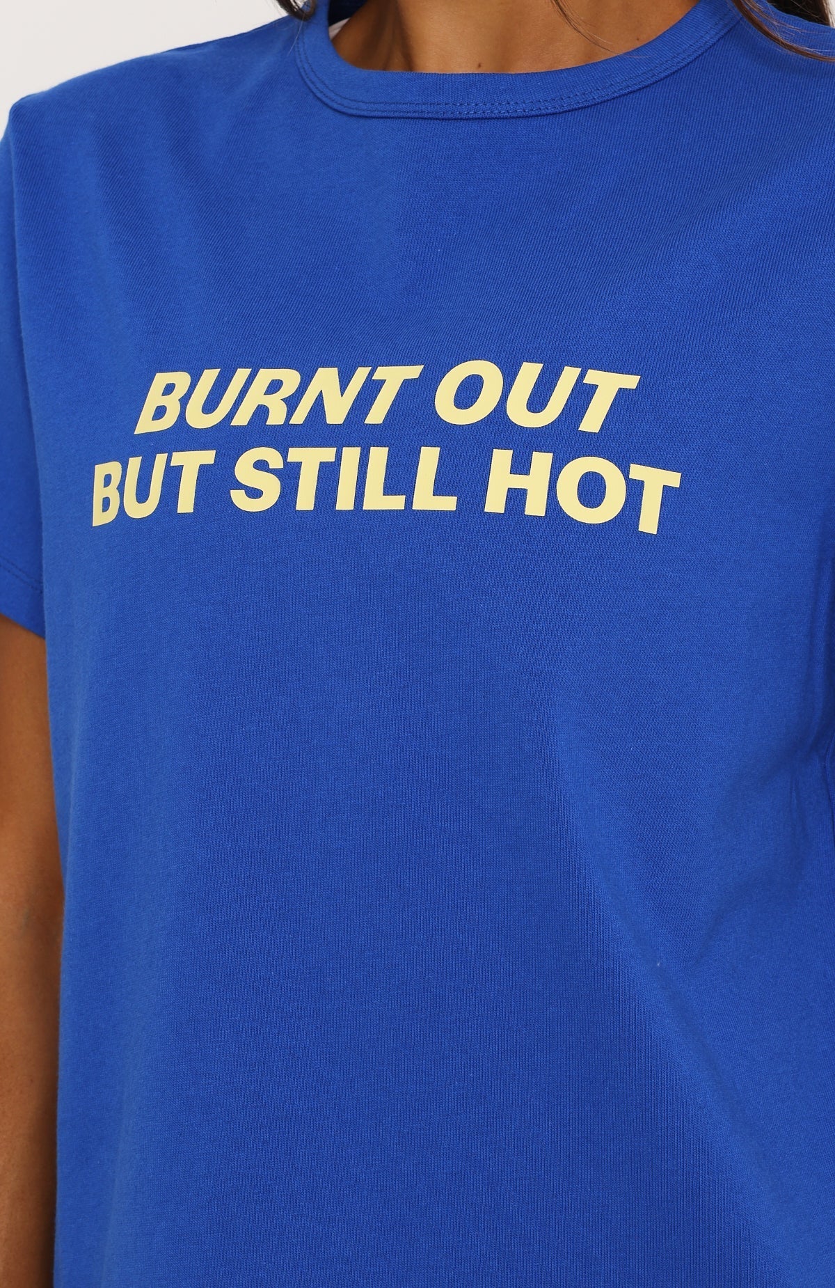 Trending Still Hot Tee Blue