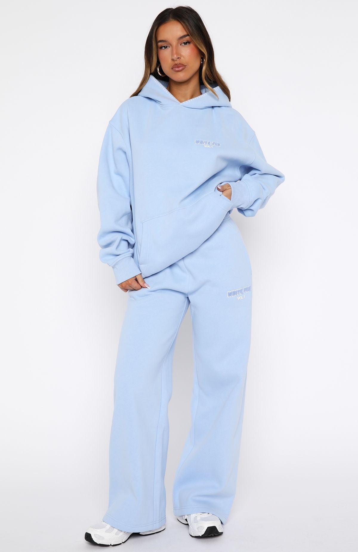 Trending Vol. 1 Wide Leg Sweatpants Blue