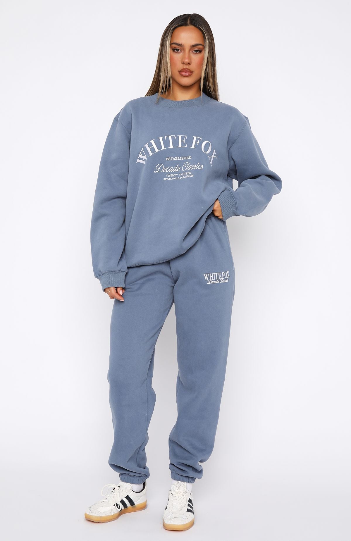 Trending Decade Classics Essential Oversized Sweater Ocean